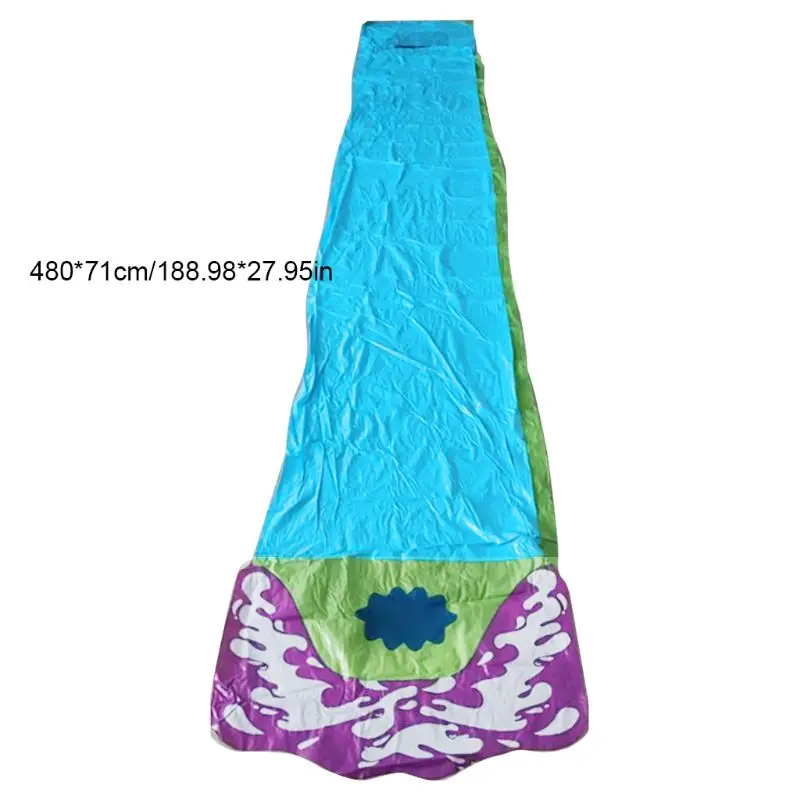 

Giant Surf Water Slide Fun Lawn Water Slides Pools For Kids Summer PVC Games Center Backyard Outdoor Children Adult Toys