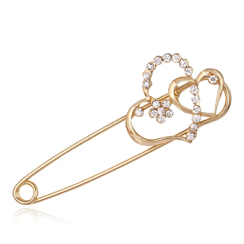 

Hot Korean fashion sweet Brooch Pin bow brooch fashion women's scarf button wholesale