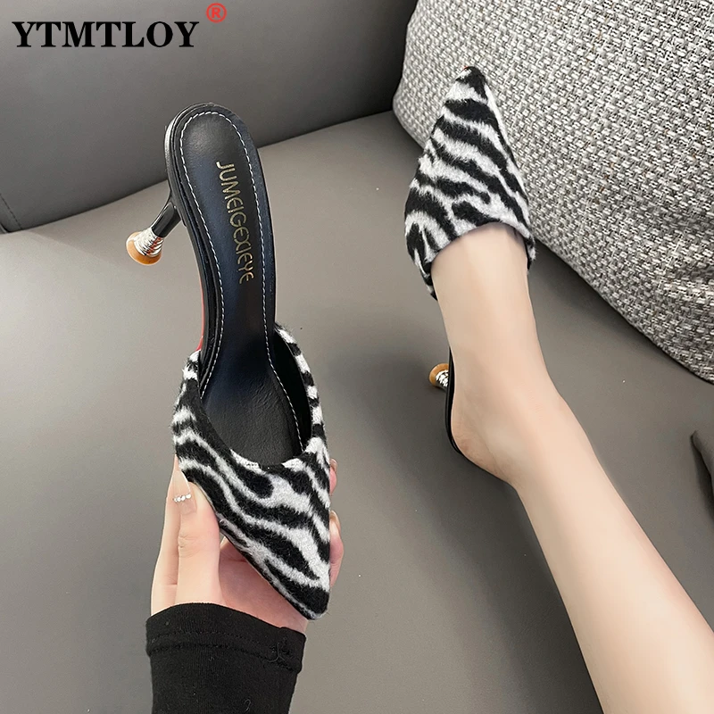 

Женские туфли-лодочки на высоком каблуке, женские сланцы, модные женские леопардовые сандалии, женские босоножки