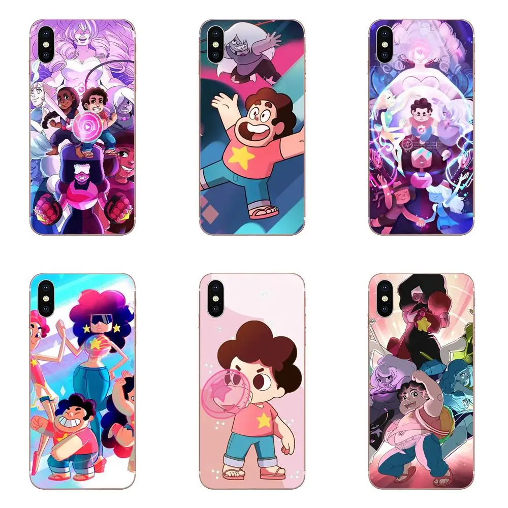 Мягкие чехлы из ТПУ кожи Стивен Вселенная аниме для Xiaomi Redmi Mi 4 7A 9T K20 CC9 CC9e Note 7 9 Y3 SE