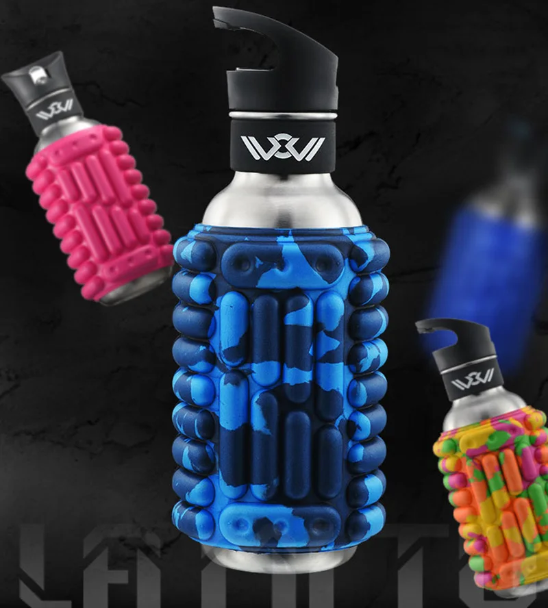 Горячая Спортивная бутылка для воды 1200ml Протеин шейкер путешествий на открытом