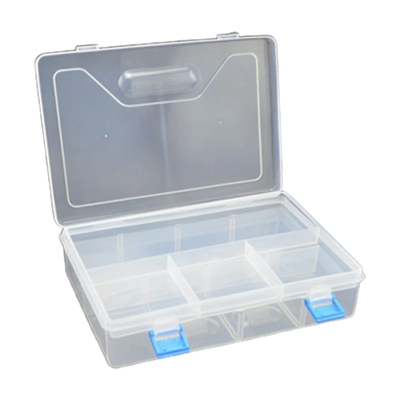 

Transparent Office Supplies Storage Accessories Double Layer Multi Purpose Plastic Organizer Case for Display Collection