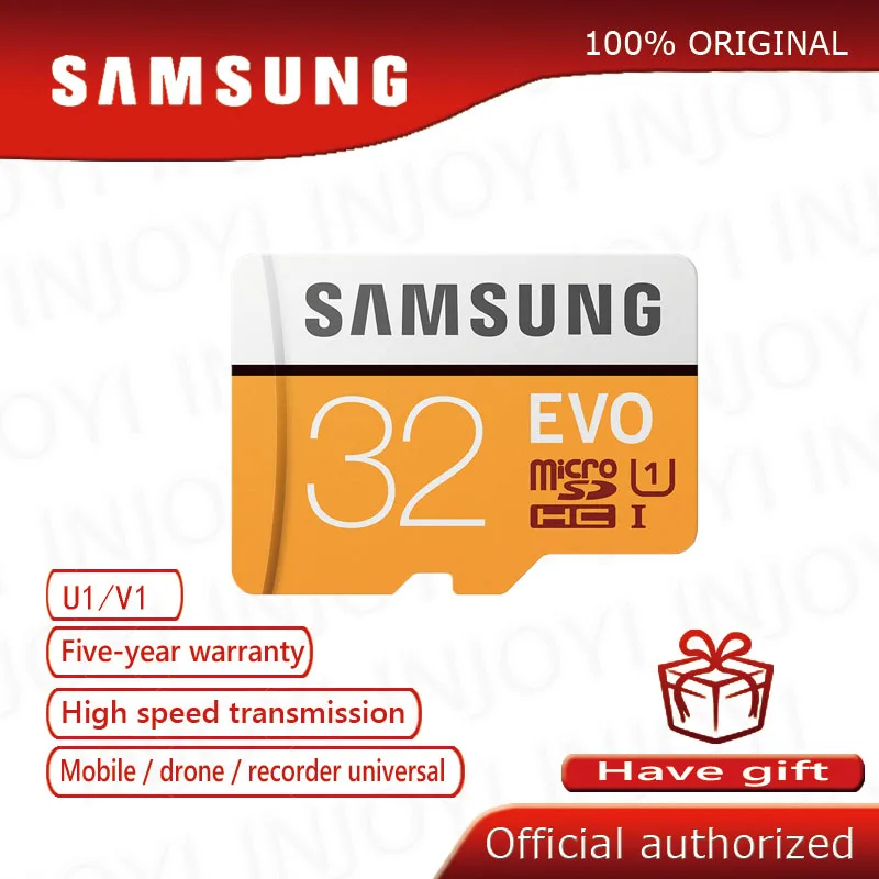 Карта памяти SAMSUNG EVO 100% оригинал 64 ГБ U3 16 класс 10 карта Micro SD 32 microSD TF на 8 128