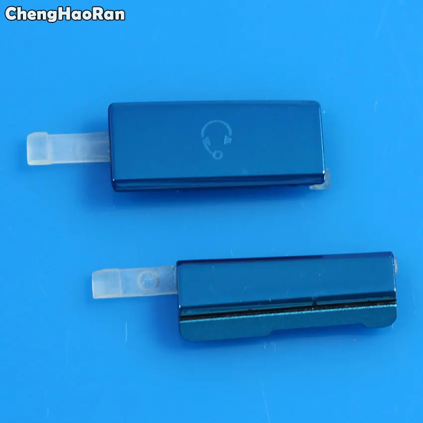 LT25i--Blue ChengHaoRan usb зарядный порт пылезащитный Разъем+ Micro SD и sim-карты разъем Слот для sony Xperia V S LT25i LT25 LT26 LT26i - Цвет: LT25i--Blue