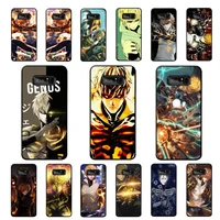 maiyaca one punch man genos phone case for samsung note 5 7 8 9 10 20 pro plus lite ultra a21 12 02