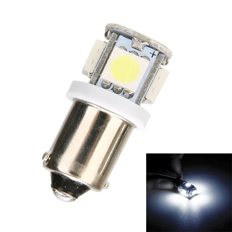 100 шт. автомобисветильник светодиодные лампы BA9S 5050 5 SMD DC 12 В|led light interior|ba9s 5interior car