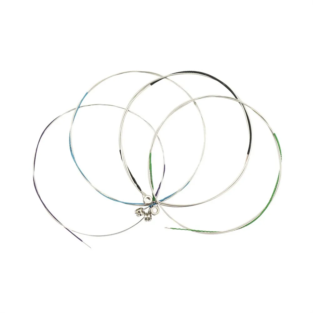 

New 4Pcs/Set Of Violin Strings Solid High Quality Steel Core Instrument Accessories Replacement Wire Size 3/4 & 4/4 A/E/D/G