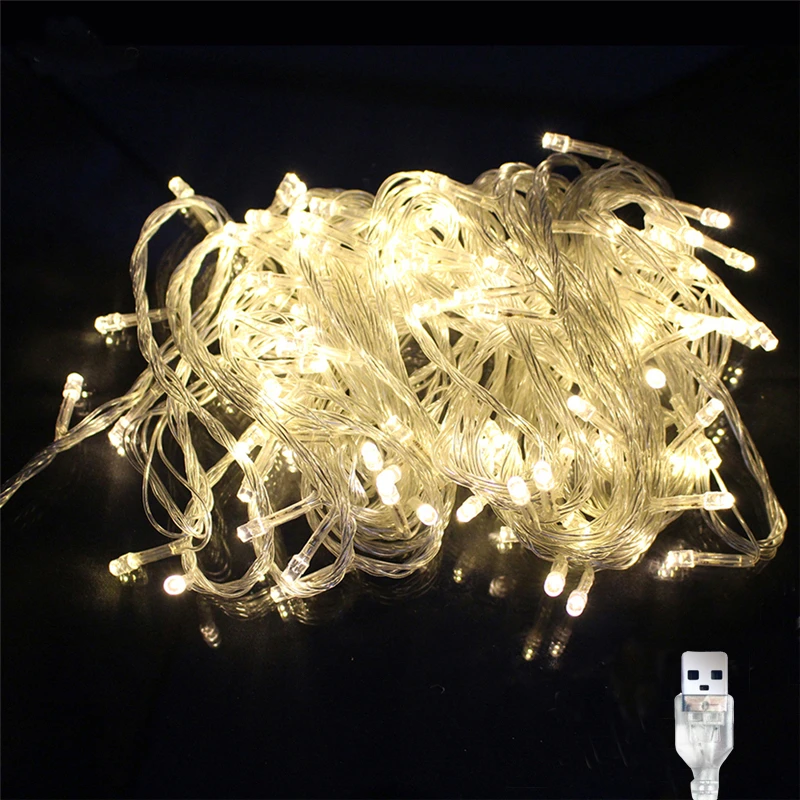 Светодиодный Сказочный светильник s декоративный светодиодный USB уличная