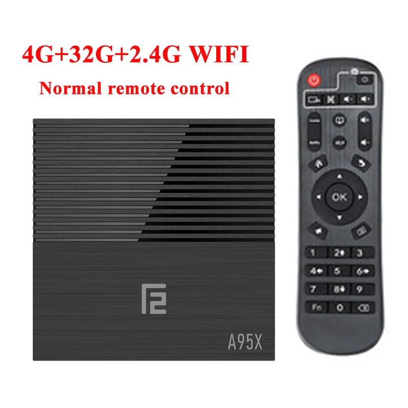 A95X F2 Android 9,0 ТВ приставка S905 X2 Четырехъядерный 4K 2,4G& 5G двухдиапазонный wifi RJ45 LAN USB3.0 HDMI spdif оптический Youtube Google Play - Цвет: 4G 32G WIFI2.4G