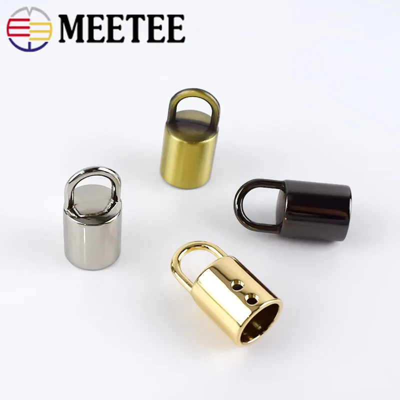 30 шт. золотистые и черные металлические шнурки для сумок с пряжкой кисточкой