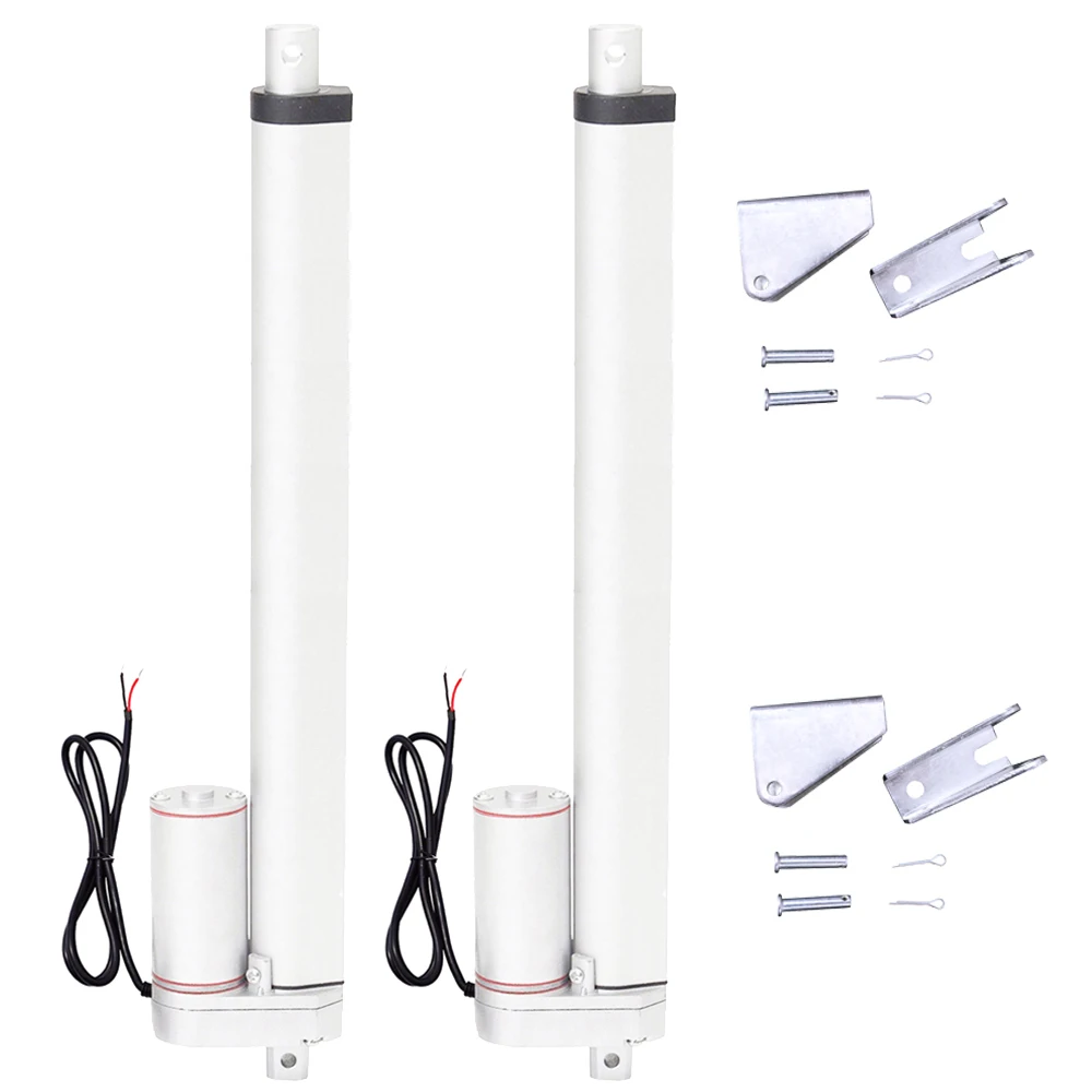 Набор из 2 ходовых линейных актуатора 400 мм 16 дюймов 330 Н фунта регулируемое усилие