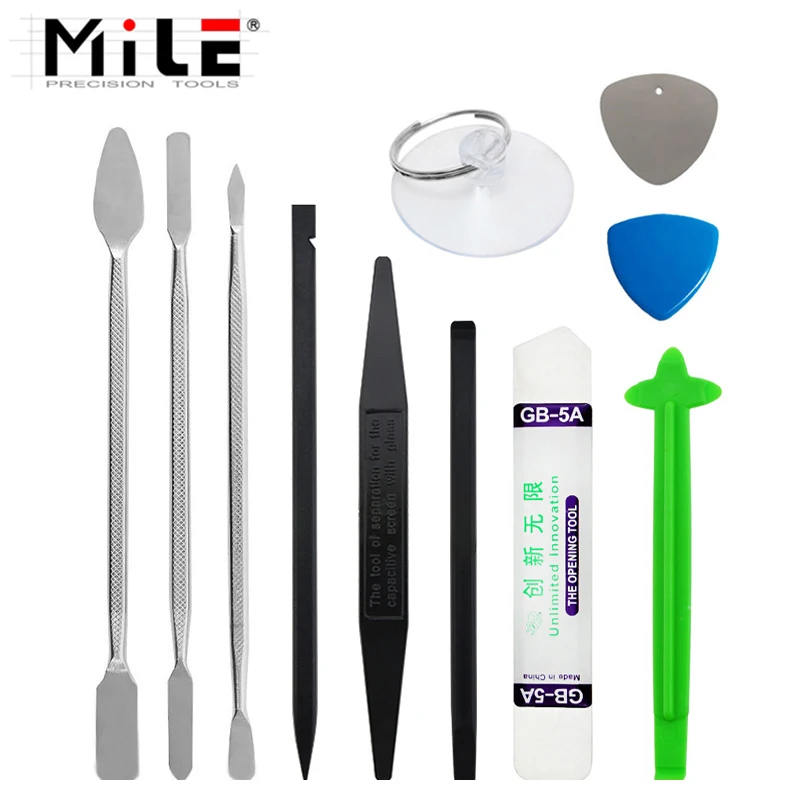 Миля 11in1 металлическая Монтажная лопатка набор нейлоновых открывалка для iPhone
