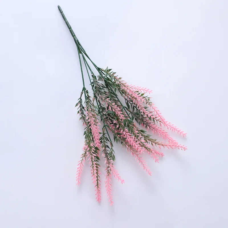 1 шт./38 см осенние искусственные чайные Лавандовые Искусственные пластиковые