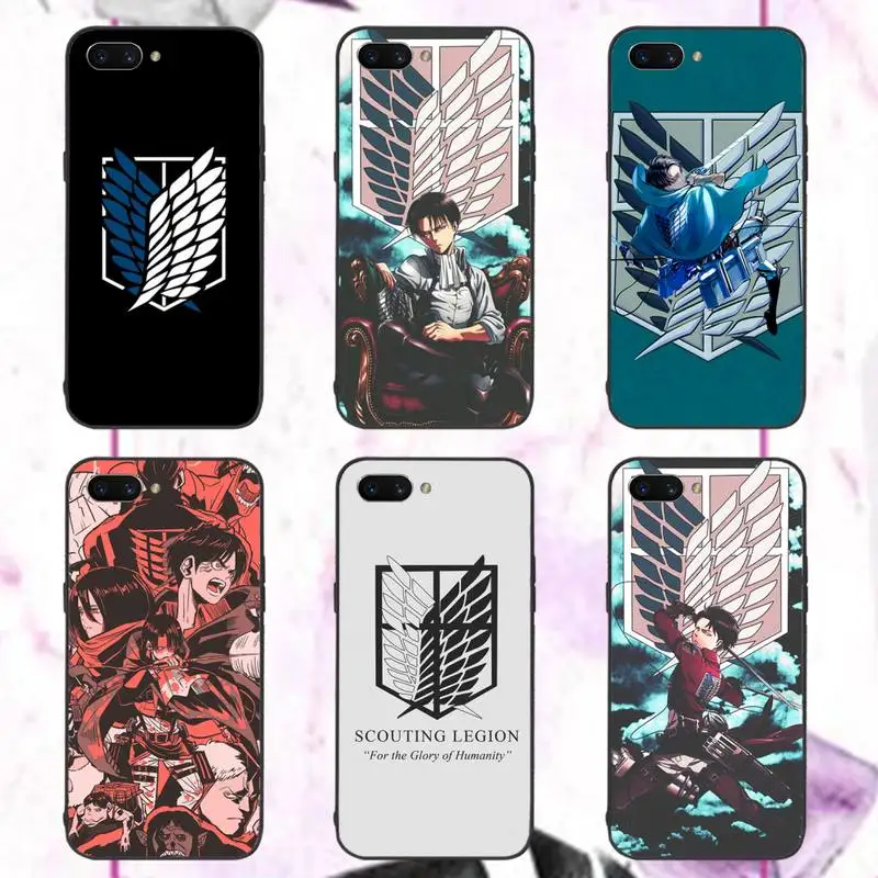 

attack on titan anime Phone Case For OPPO Realme Reno 2 3 5 6 R9 9S R11 R11S R15 R17 PLUS Dream pro Z X