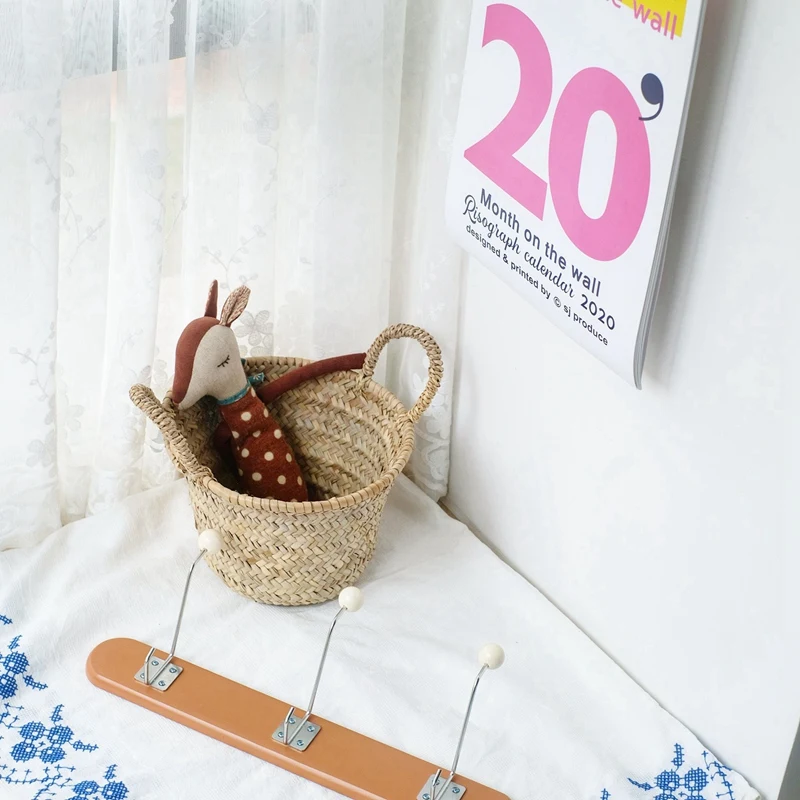 HTHL-скандинавский настенный крючок французский корейский деревянный держатель