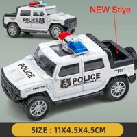 143 car model toys simulation kids police toy car model pull back alloy diecast off road vehicles toys children birthday gift