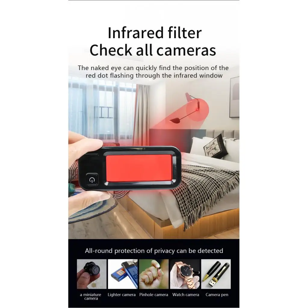 

Камера S1, скрытый детектор, профессиональная безопасность и конфиденциальность для ванных комнат в модуле скрытых помещений