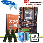 Материнская плата HUANANZHI X79 Deluxe, процессор Intel Xeon E5 2690 2,9 ГГц, разъем M.2 WIFI, ОЗУ 64 Гб 4*16 Гб
