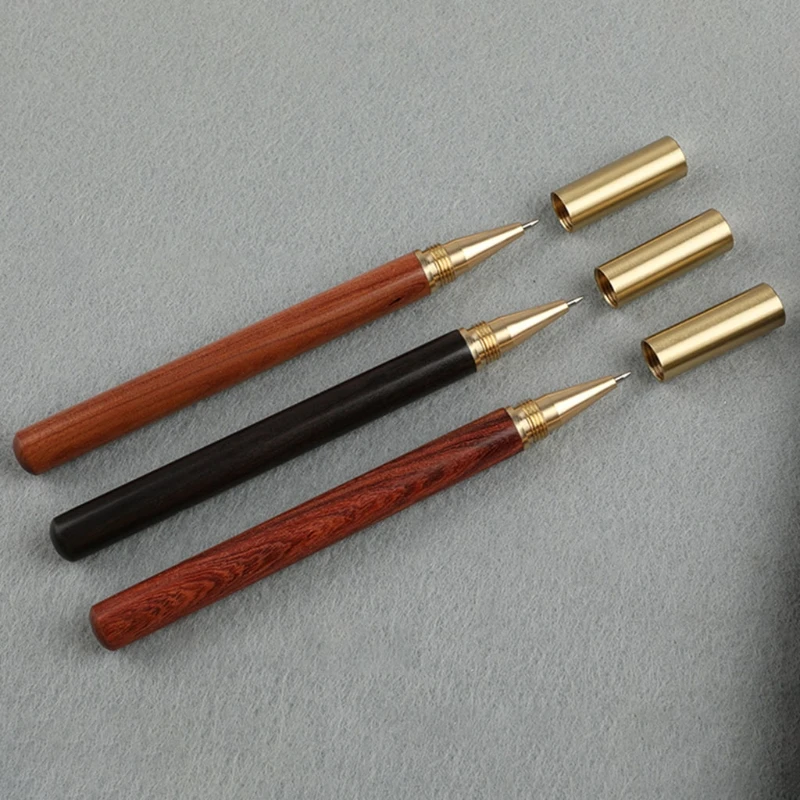 

W3JD Retro Brass Mahogany Vintage Gel Ink pen 6 Type Select for business Professionals, Friends and Relatives.