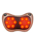 Массажная подушка для расслабления, массажер для головы и шеи для автомобиля и дома, массажная электрическая подушка для шиацу для массажа шеи, спины, талии и всего тела