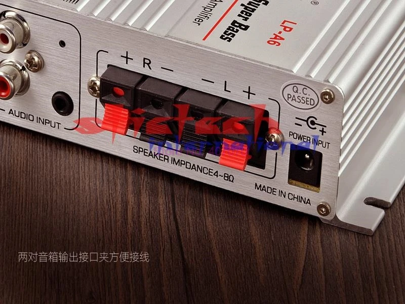 Через DHL/Fedex 20 шт LP A6 Lepy Mini 2 Ch Hi Fi стерео аудио автомобильный домашний выходной