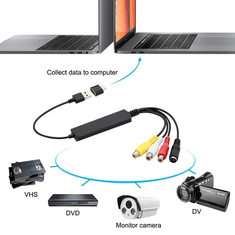 USB-Карта видеозахвата dc60 + поддерживает Vista 64 / win7 win8 win10 Mac OS | Компьютеры и офис