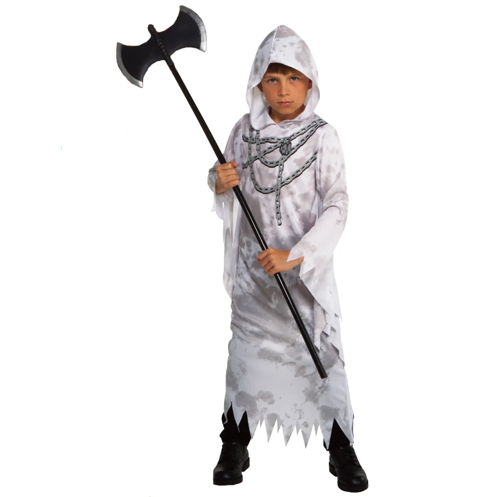Костюм для мальчиков с призраком Детский костюм вампира зомби-скелета косплей на