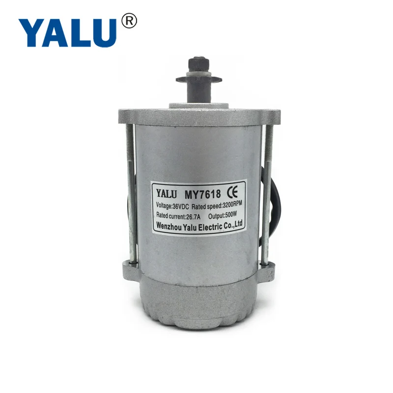Комплект для переоборудования велосипеда YALU MY7618 500 Вт 24 В 36 В|dc motor|36v dc motorscooter motor |