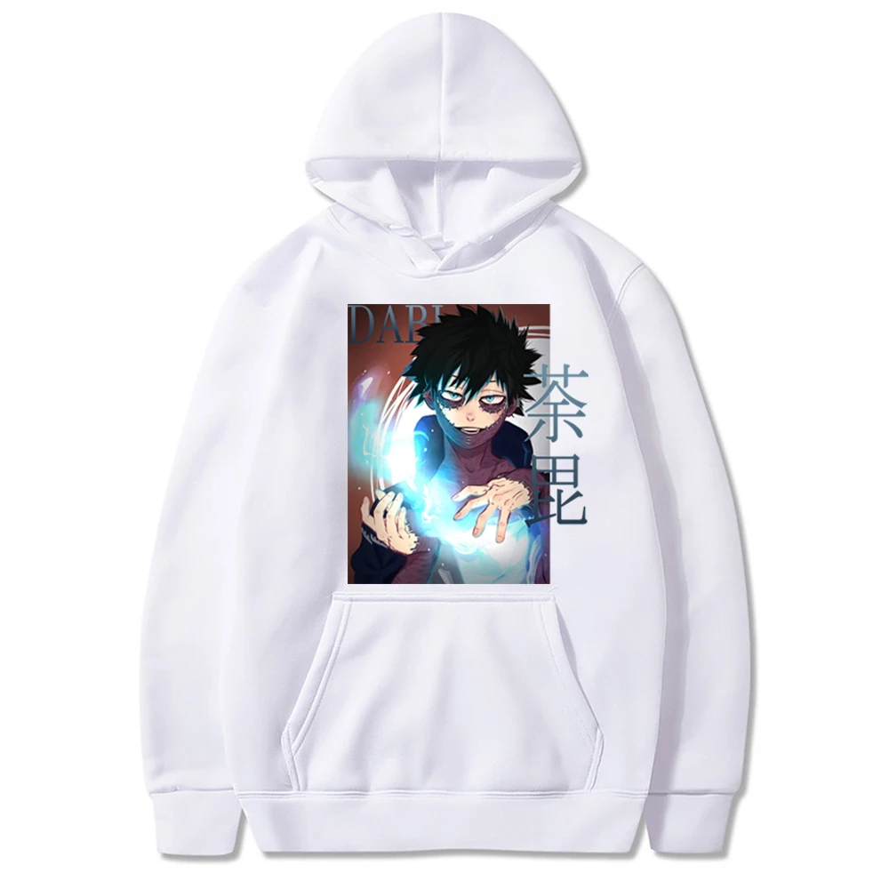 

Мужская толстовка с капюшоном Harajuku My Hero Academia, унисекс, с принтом японского аниме Dabi, уличная одежда, повседневные толстовки, топы