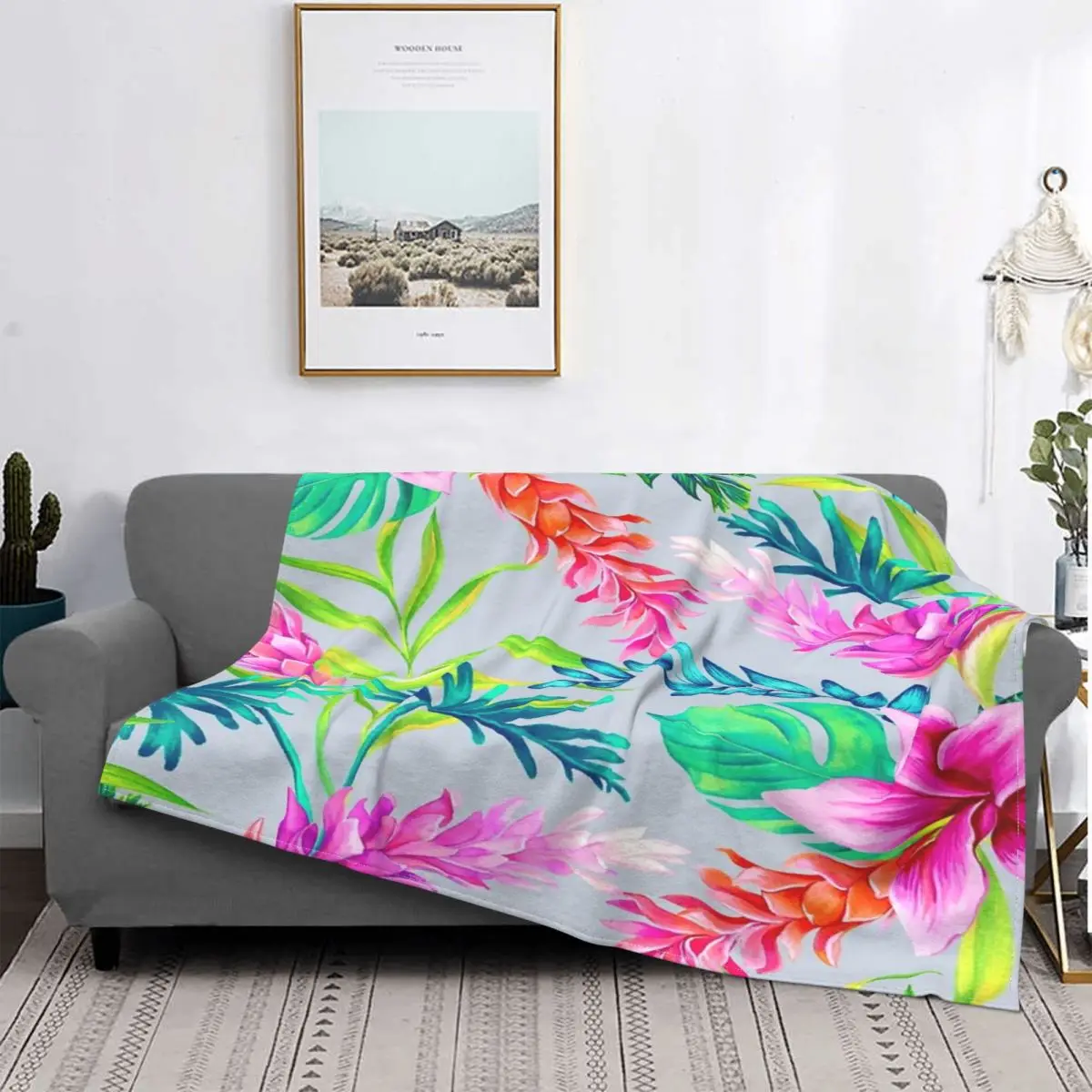 

Одеяло с имбирем и бананом, покрывало для кровати, искусственное аниме одеяло, плед на диван