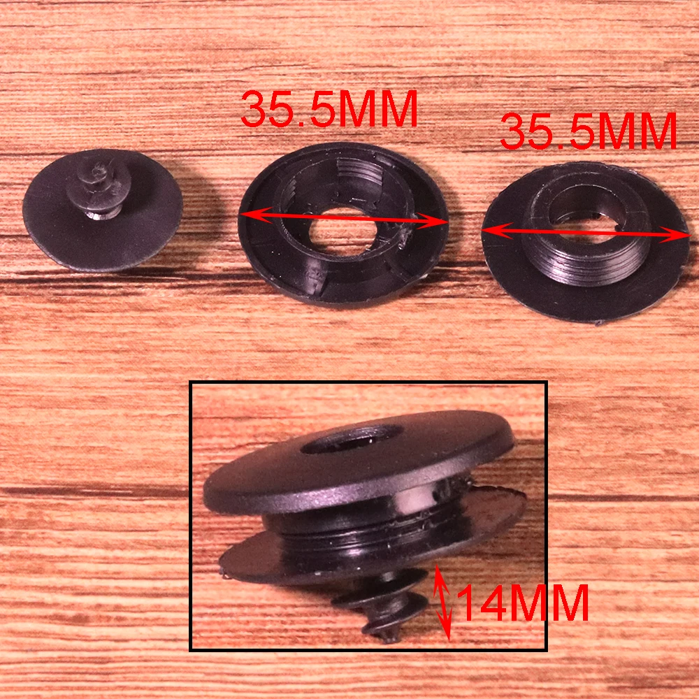 10 комплектов автомобильный черный пластиковый коврик для ковров зажим пола