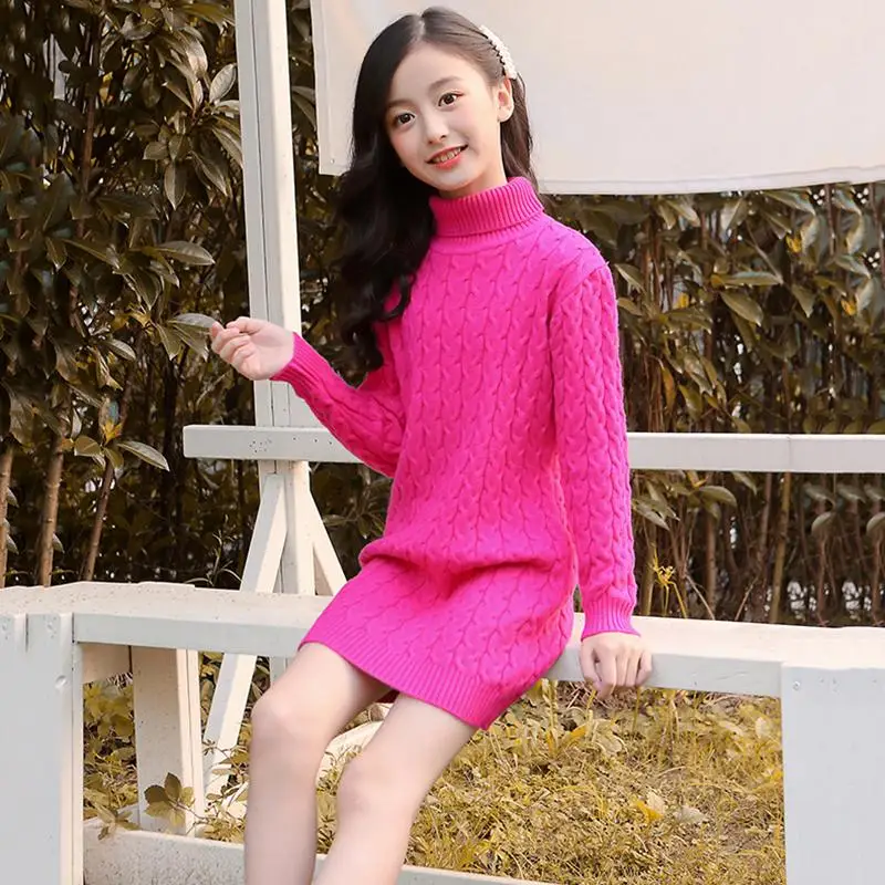 Новинка 2020 года сезон осень-зима детское трикотажное платье для девочек детская