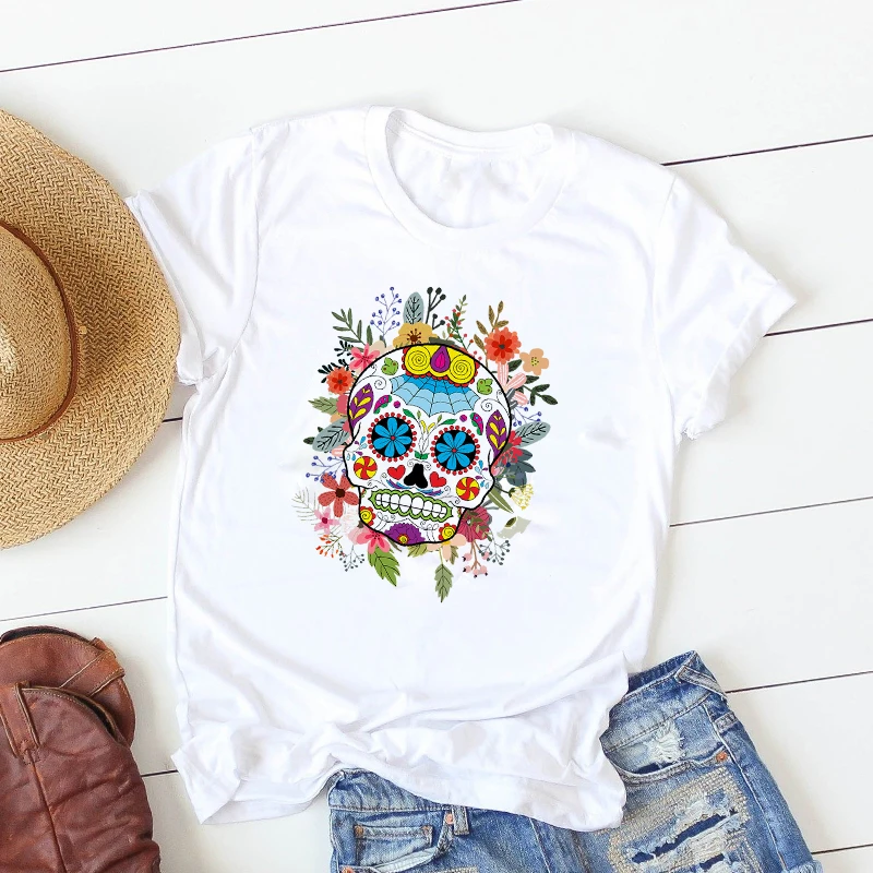 

Women Lady T Shirt Painting Mama Chicken Printed Tshirt Ladies Short Sleeve Tee Shirt Women Female Tops Clothes Graphic T-shirt