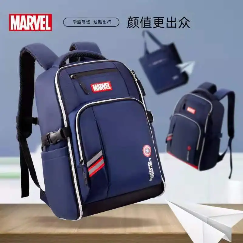 Рюкзак ортопедический с изображением Железного Человека-паука, Капитана Америки, Disney, 2021