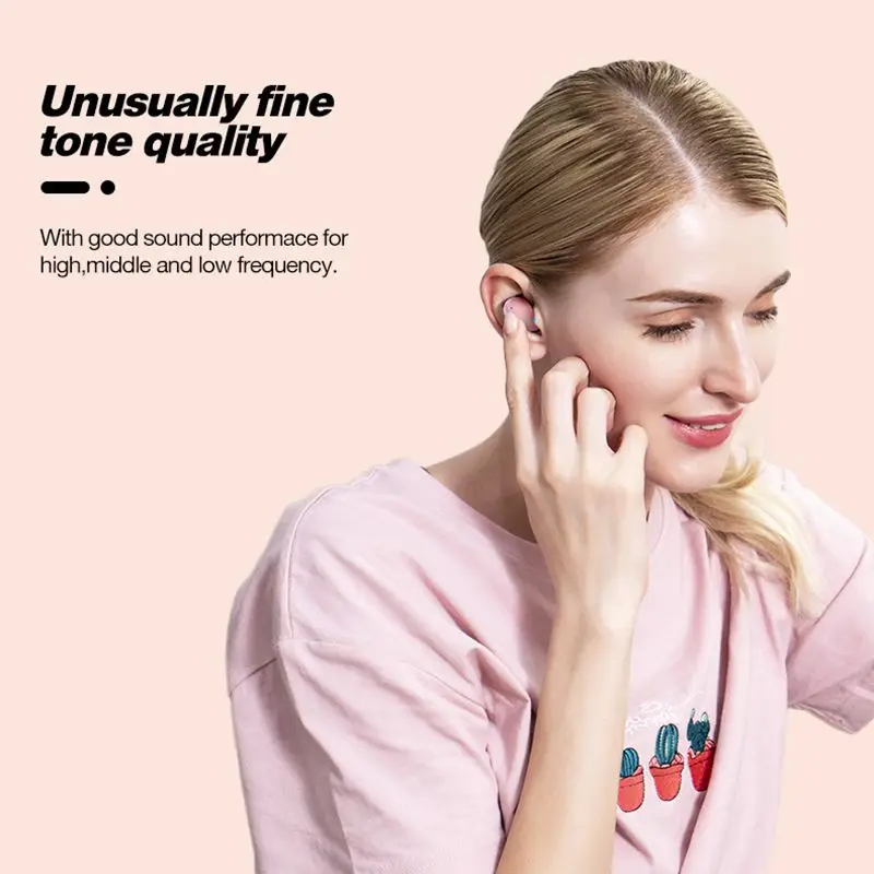 наушники беспроводные блютуз Somic W10 TWS bluetooth 5 0 мини портативный стерео Denoise LDS