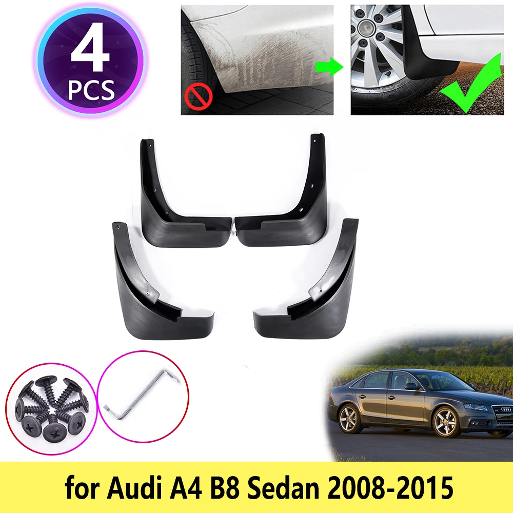 Для Audi A4 B8 2008 2009 2010 2011 2012 2013 2014 2015 седан крыло брызговики Брызговики автомобильные
