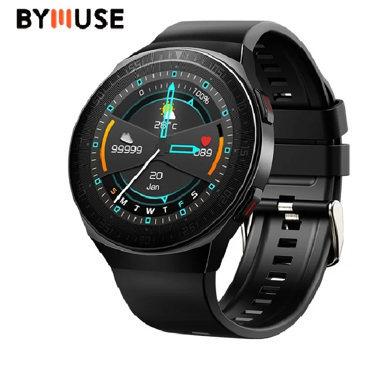 

BYMUSE MT3 Music Smart Watch 8G Memory Men Bluetooth Call Full Touch Screen Waterproof Recording Function Smartwatch