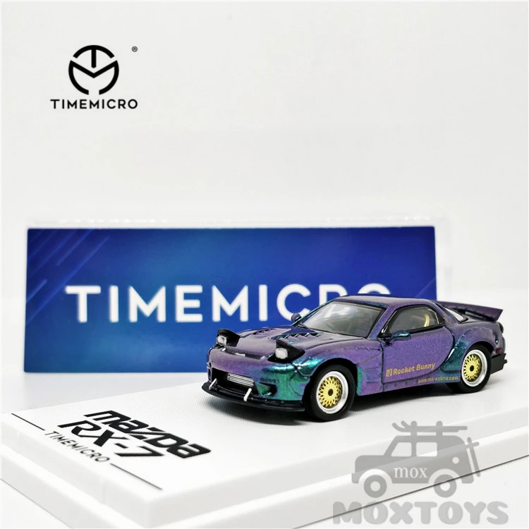 

TimeMicro 1:64 Mazda RX-7 Pandem Rocket Bunny Chameleon Diecast Model Car