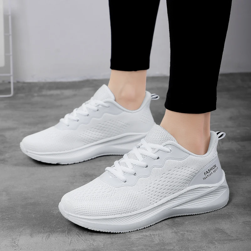 

Women's shoes 2021 autumn and winter new fashion shoes fly woven breathable net shoes fashion comfortable outdoor sports shoe