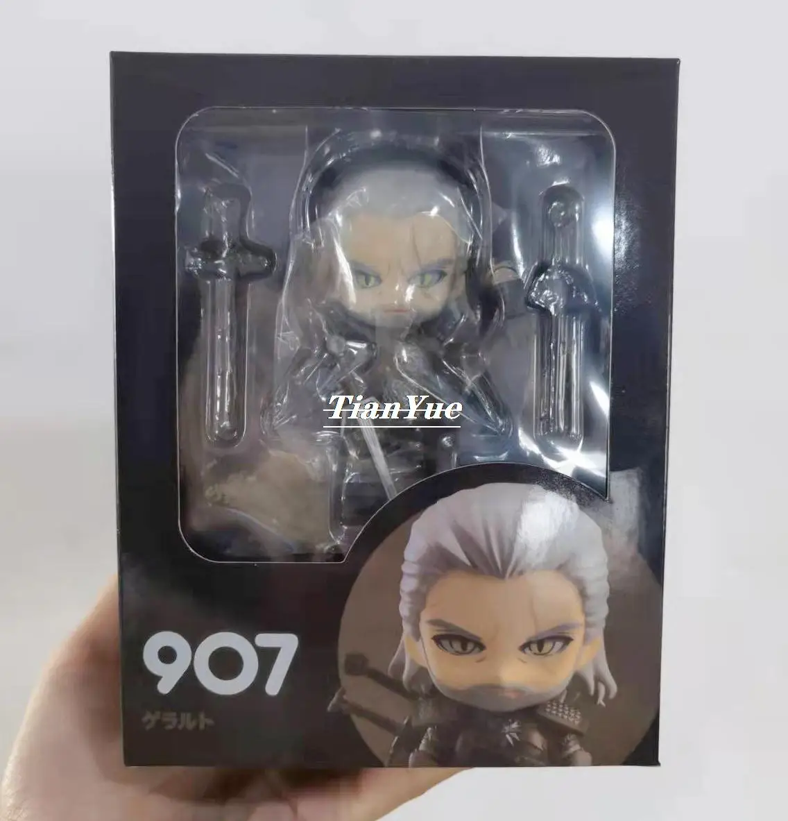

Anime Geralt The Witcher 907 cute Edition Boxed Figure Car Decoration 10CM