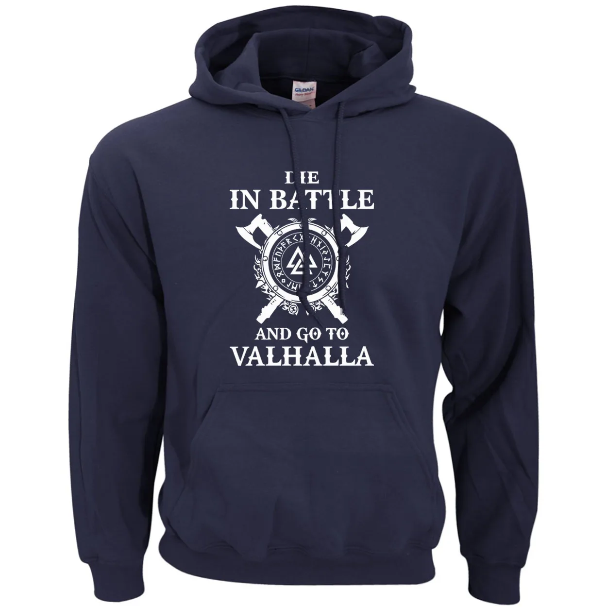Мужские толстовки с капюшоном Die In Battle And Go To Valhalla Viking уличная одежда в стиле хип