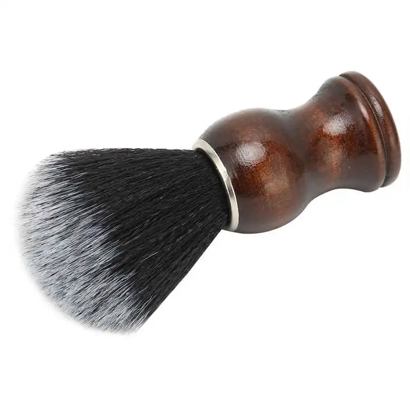 

Hair Shaving Brush Men Salon Barber Broken Beard with Wood Handle