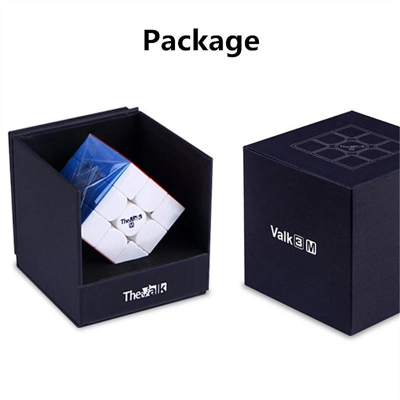 QYTOYS The Valk3 M 3x3x3 Magnetic Magic Speed Cube Stickerless Magnets Puzzle Cubes Valk 3M Educational Toys For Children - "QYTOYS Вальк3 М 3х3х3 магнитный куб скорости с магнитами без наклеек головоломка кубы Вальк 3М образовательные игрушки для де