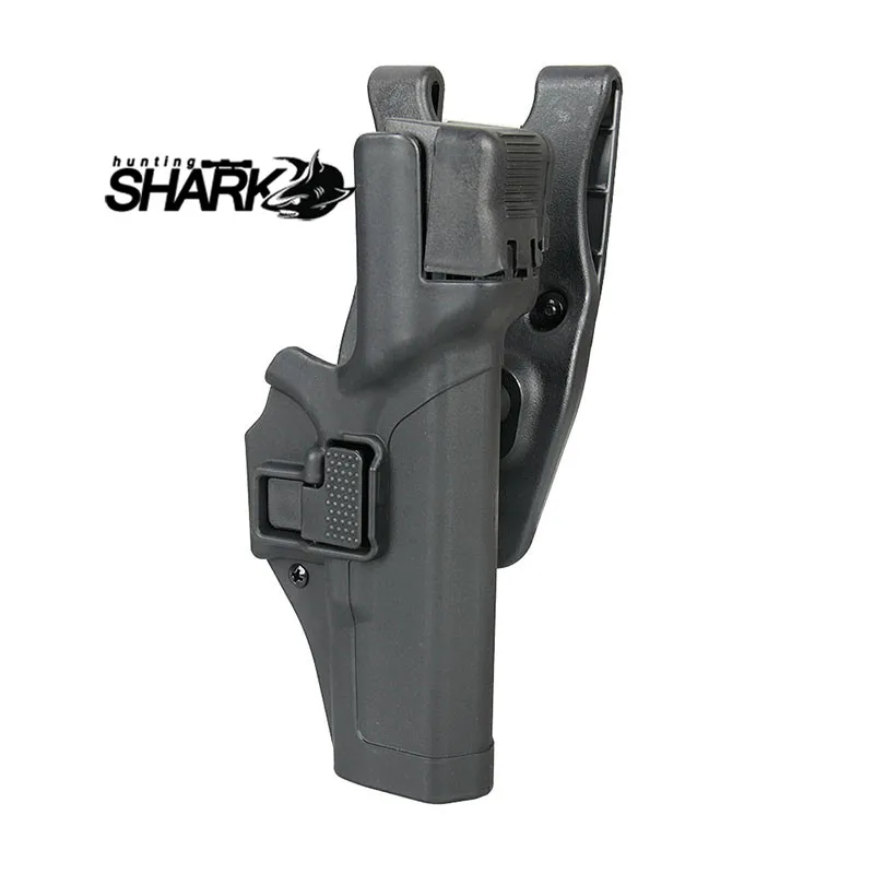 black PPT Тактический кобура для Glock 17 пистолет ремень кобура для правой и левой руки черный загар Цвет для охоты HS7-0095 - Цвет: black