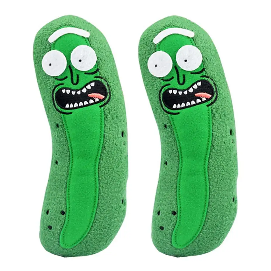 

Morty Plush Toys Cute Pickle Rick Soft Plush Stuffed Toys Funny Cucumber Stuffed Dolls Cute Toys For Peluches Pulpos Plush Toys