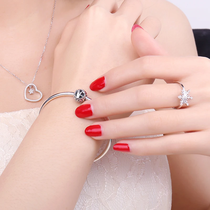 JewelryPalace Мода Письмо A-Z кубического циркония Aucthentic 925 пробы серебряный шарм для изготовления браслет DIY ювелирных подарок