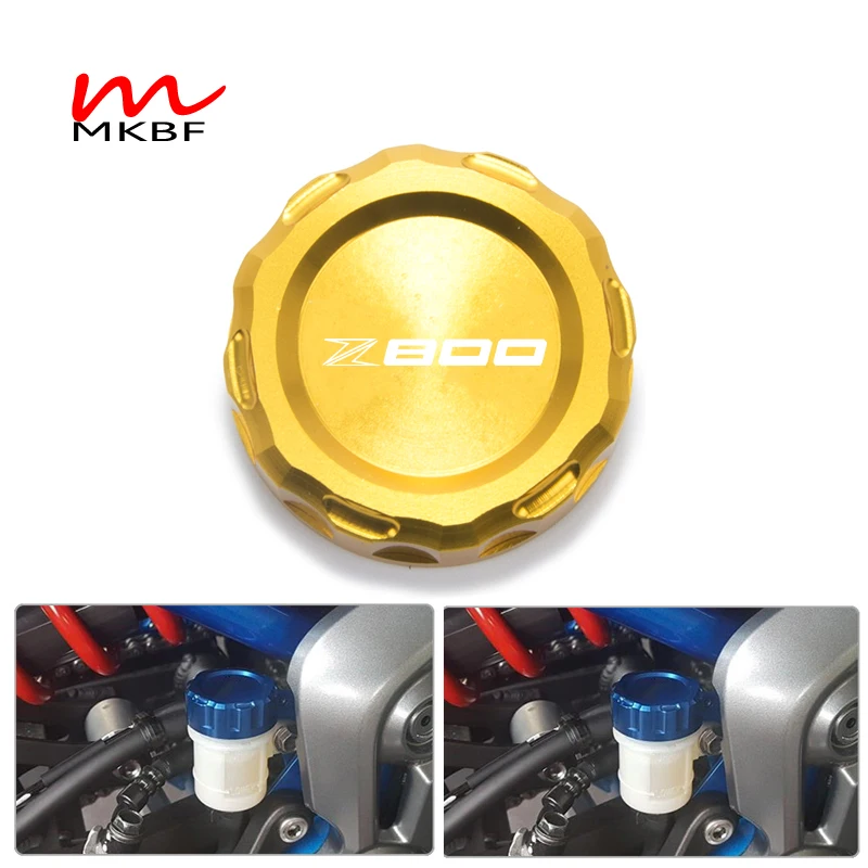 

Motorcycle cnc Aluminum rear brake fluid cilinder master reservoir cover for kawasaki z800 Z 800 2013 2014 2015 2016