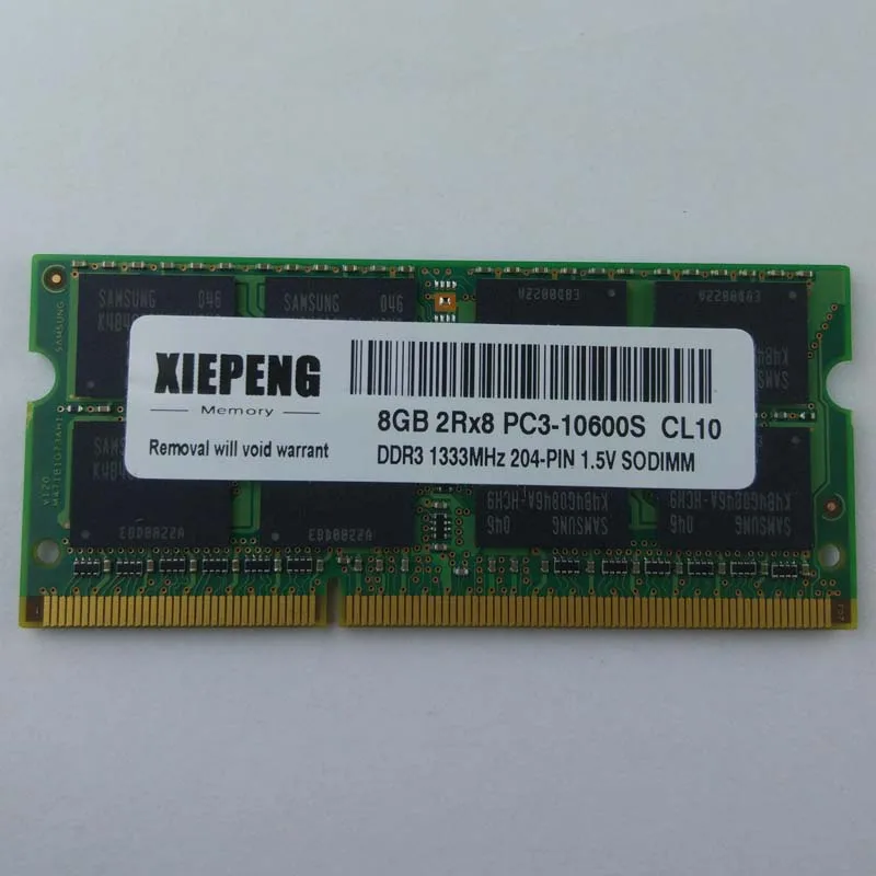 Память для ноутбука 8 Гб 2Rx8 PC3 10600S DDR3 1333 МГц 4 pc3 10600 ОЗУ Lenovo ThinkPad W520 X220i X1 Edge E420s
