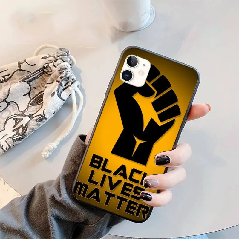 

Black Lives Matter Phone Case for iPhone 11 12 mini pro XS MAX 8 7 6 6S Plus X 5S SE 2020 XR