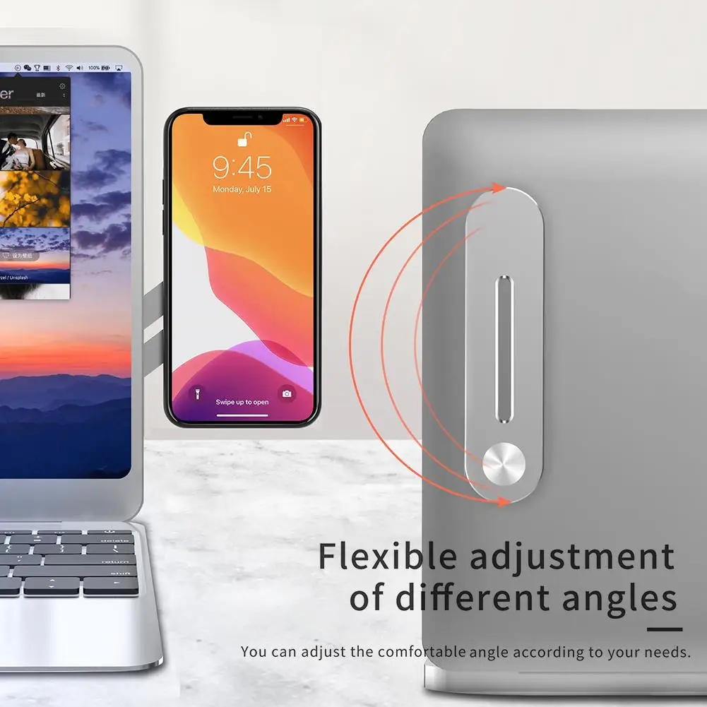 боковой зажим для двух монит